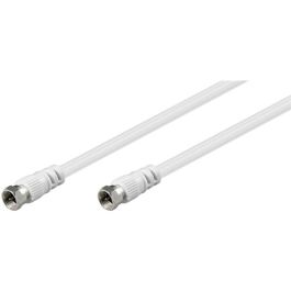 SAT kabel, hvid, 15m - F han -F han