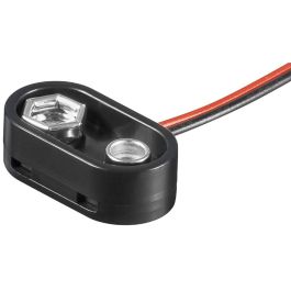 1x 9V Blok batteriholder