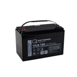 Q-Batteries 12LS-100 / 12V - 107Ah 10-års AGM batteri
