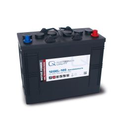 Q-Batteries 12Gel-105 traktionsbatteri 12V 105Ah (5h), 120Ah (20h)
