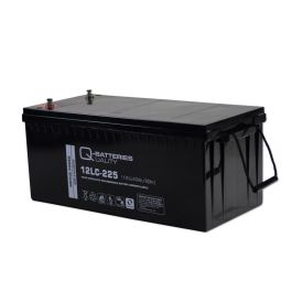 Q-Batteries 12LC-225 / 12V - 243Ah deep cycle AGM batteri (Forbrugsbatteri)