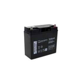 Q-Batteries 12LCP-23 12V 23Ah deep cycle AGM batteri (Forbrugsbatteri) M5 terminal