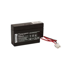 Q-Batteries 12LS-0.8 12V 0,8Ah AGM batteri med AMP connector