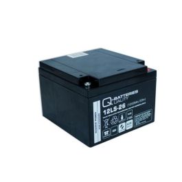 Q-Batteries 12LS-26 12V 26Ah AGM batteri