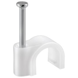 Kabelklips - max. kabel diameter: 8.0 mm (100 stk)