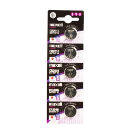 Maxell Lithium CR2016 batterier - 5 stk.