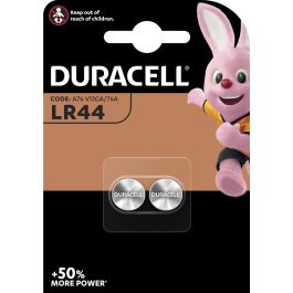Duracell LR44 / A76 / AG13 / LR1154 knapcelle batteri - alkaline - 2 stk.