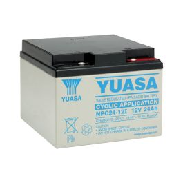 NPC24-12 Yuasa Cyklisk Blybatteri