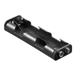 Batteriholder til 4 x AA / R06 (med snap-on terminal) - Serielt forbundet 2x2