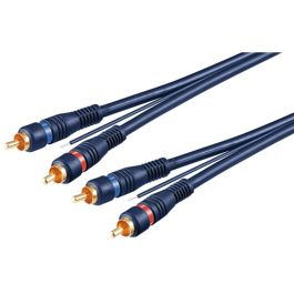 RCA kabel blå 5m
