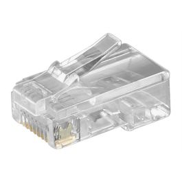 RJ45 stik til fladt kabel, 8 pol. - 1 stk.