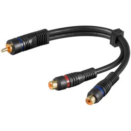 Y-RCA adapter kabel 0,2m