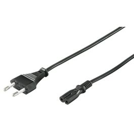 Strøm Ledning - Sort, 1.8 m (8-tal)