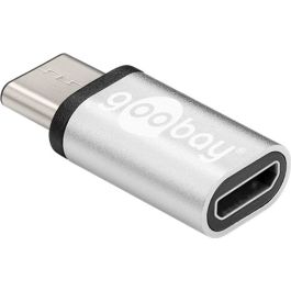 USB-C 2.0 til Micro USB adapter, kun ladning, sølv