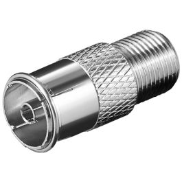 F-Adapter: F hun - koxial hun - 1 stk.