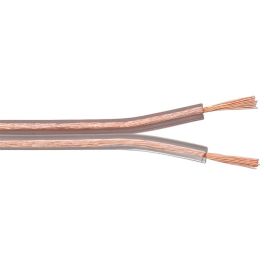 Højttalerkabel transparent CCA 10m - 2 x 0.75mm²