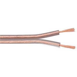 Højttalerkabel transparent CCA 10m - 2 x 2.5mm²