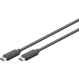 USB-C 3.1 til USB-C lade- og datakabel, sort, 0,5m