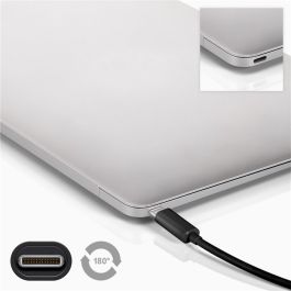 USB-A 3.0 til USB-C lade- og datakabel, sort, 0,5m