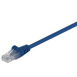 CAT 5e patchkabel, U/UTP, blå, 1m
