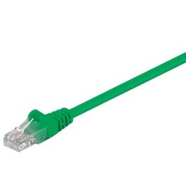 CAT 5e patchkabel, U/UTP, grøn, 15m