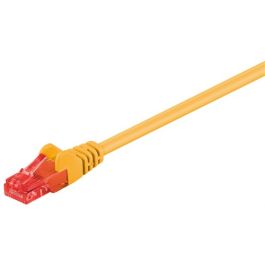 CAT 6 patchkabel, U/UTP, gul, 20m