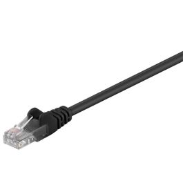 CAT 5e patchkabel, U/UTP, sort, 5m