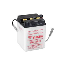 Yuasa 6N4-2A-9 (Uden Syre) 6V Batteri til Motorcykel