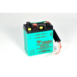 Yuasa 6N6-1B (Uden Syre) 6V Batteri til Motorcykel
