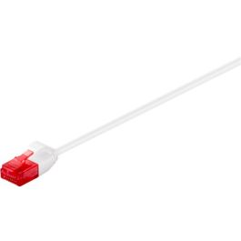 CAT 6 Tynd patchkabel U/UTP,hvid, 0,25m