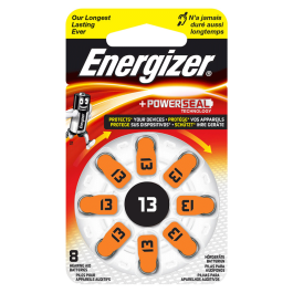 Energizer Høreapparat 13 Batterier (8 Stk. Pakning)