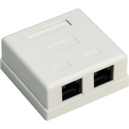 2-port RJ45 installationsbox, CAT 6, UTP