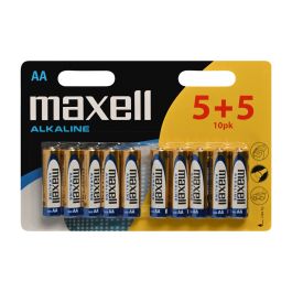 Maxell Long life Alkaline AA / LR6 batterier - 10 stk.