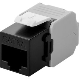 CAT 6a RJ45 Stik, ikke afskærmet, sort-hvid