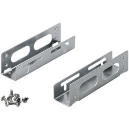 3,5'' hard disk installationsramme til 5,25'', grå-sølv,