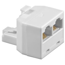 ISDN T-Adapter RJ45 han (8P8C) til 2x RJ45 hun (8P8C)