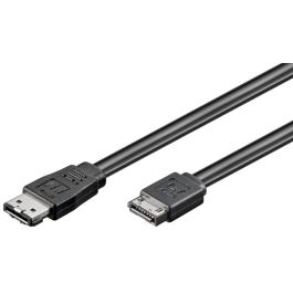 HDD eSATA kabel 1,5 GBits / 3 GBits / 6 GBits, sort, 0,5m,