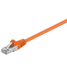 CAT 5e patchkabel, F/UTP, orange, 0,25m