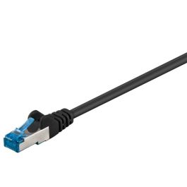 CAT 6a patchkabel S/FTP (PiMF), sort, 0,5m