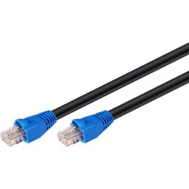 CAT 6 Udendørs-patchkabel, U/UTP, sort, 40 m
