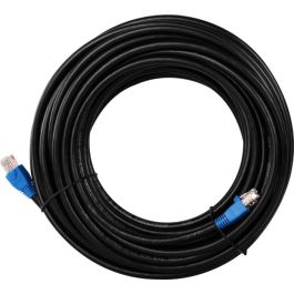 CAT 6 Udendørs-patchkabel, U/UTP, sort, 50m