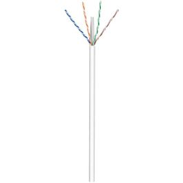 CAT 6 netværkskabel, U/UTP, hvid, 100m kabelrulle