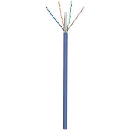 CAT 6a netværkskabel, U/UTP, blå, 50m
