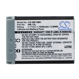 Batteri til Canon kamera Powershot - 1050mAh