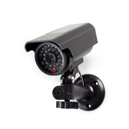 Nedis Dummy overvågningskamera Bullet IP44 Sort