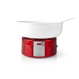 Nedis Candyflossmaskine 500 W Vintage rød/hvid