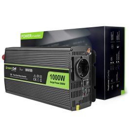 Green Cell Inverter til bil 12V til 230V, 1000W/2000W Ren sinus
