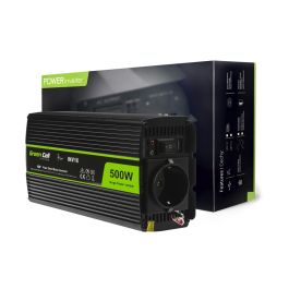 Green Cell Inverter til bil 12V til 230V, 500W/1000W Ren sinus