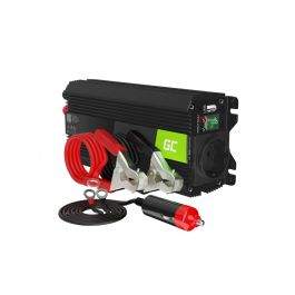 Green Cell Pro Inverter til bil 12V til 230V, 500W/1000W Modificeret sinus