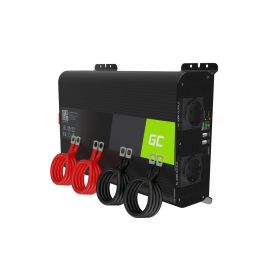 Green Cell Pro Inverter til bil 12V til 230V, 2000W/4000W Ren sinus
